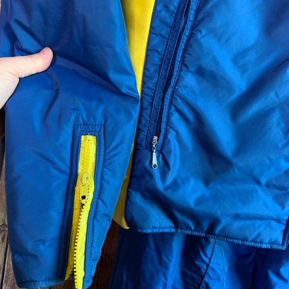 VTG Swing West Blue Two Piece Ski Suit - Picture 5 of 8
